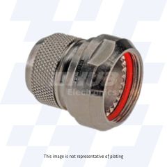 A39-620-0J3 - EMCA Straight Single Cone Adaptor, MIL-DTL-38999 Series III, Black Hybrid, Shell Size 13 (C)