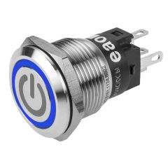 82-5151.1124.B002 - EAO Pushbutton, Series 82, Silver