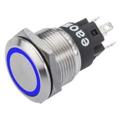 82-5151.2124 - EAO Pushbutton, Series 82, Silver