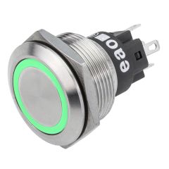 82-6151.1133 - EAO Pushbutton, Series 82, Silver