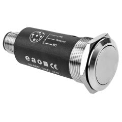 82-6657.1000 - EAO Pushbutton, Series 82, Silver