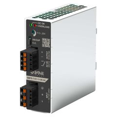 Front view of E-T-A SMPS-T Series Single Phase Switch Mode Power Supply - 120 W - 5A (Part Number: SMPS-T-01-1-120-DC24V-5A)