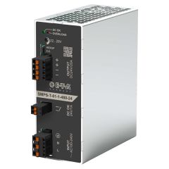 Front view of E-T-A SMPS-T Series Single Phase Switch Mode Power Supply - 480 W - 20A (Part Number: SMPS-T-01-1-480-DC24V-20A)