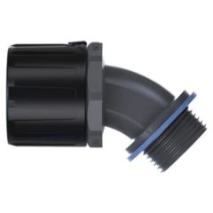 Side view of Atkore Flexicon FPAU 45 Degree Conduit Fitting
