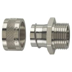 Side view of Atkore Flexicon FSU-M Straight Fixed Externally Threaded Conduit Fitting