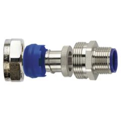 Side view of Atkore Flexicon LTP-C Straight Externally Threaded Conduit Fitting