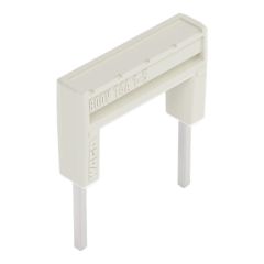 Front view of WAGO TOPJOB®S 2000 Series Jumper Bar, from 1 to 5, Light Grey (Part Number: 2000-435)