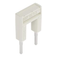 Front view of WAGO TOPJOB®S 2001 Series Jumper Bar, from 1 to 3, Light Grey (Part Number: 2001-433)