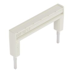 Front view of WAGO TOPJOB®S 2001 Series Jumper Bar, from 1 to 7, Light Grey (Part Number: 2001-437)