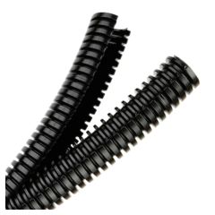 Side view of Atkore Flexicon FPRDS Polyamide (PA6) Double-Slit Corrugated Conduit