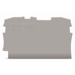 WAGO TOPJOB®S 2000 Series 2 Conductor End and Intermediate Plate - 2000-1291