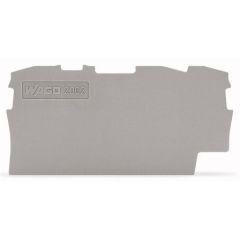 WAGO TOPJOB®S 2002 Series 3 Conductor End and Intermediate Plate - 2002-1391