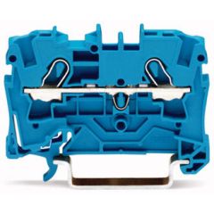 WAGO TOPJOB®S 2004 Series Rail Mounted 2 Conductor Through Terminal Block - 2004-1204