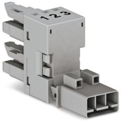 WAGO WINSTA® MINI 890 Series H-Distribution Connector 3 Pole for 'Flying Leads' - 890-1761