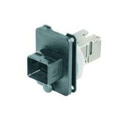 Telegärtner STX Series Variant 4 Bulkhead Set RJ45 Coupler Cat.6 - J80020A0005