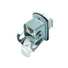 Telegärtner STX Series Variant 5 Bulkhead Set RJ45 Coupler Cat.6 - J80020A0007