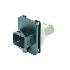 J88074A0000 (100007574) - Telegärtner STX Series Variant 4 Bulkhead Set LC-D Adaptor MM