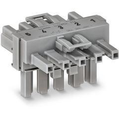 WAGO WINSTA® MIDI 770 Series T-Distribution Connector 5 Pole - 770-1642