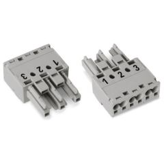 WAGO WINSTA® MIDI 770 Series Socket 3 Pole without Strain Relief Housing - 770-243