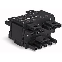 WAGO WINSTA® MIDI 770 Series Three-Phase to Single-Phase Distribution Connector 1 x 5 Pole Plug 2 X L2 - 770-640