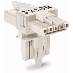 WAGO WINSTA® MINI 890 Series T-Distribution Connector 5 Pole for 'Flying Leads' - 890-672