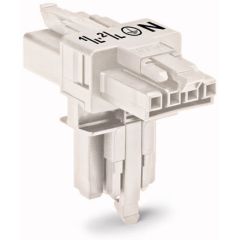 WAGO WINSTA® MINI 890 Series T-Distribution Connector 4 Pole for 'Flying Leads' - 890-677