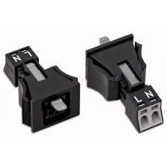 WAGO WINSTA® MINI 890 Series Socket 2 Pole Snap-In Version - 890-702