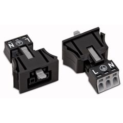 WAGO WINSTA® MINI 890 Series Socket 3 Pole Snap-In Version - 890-703