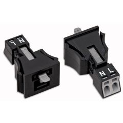 WAGO WINSTA® MINI 890 Series Plug 2 Pole Snap-In Version - 890-712