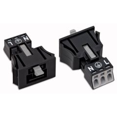 WAGO WINSTA® MINI 890 Series Plug 3 Pole Snap-In Version - 890-713