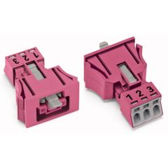 WAGO WINSTA® MINI 890 Series Socket 3 Pole Snap-In Version - 890-783/082-000