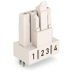 WAGO WINSTA® MINI 890 Series Socket 4 Pole for PCBs - 890-824