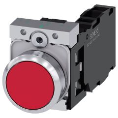 Siemens SIRIUS ACT Series Pushbutton - 3SU1150-0AB20-1FA0