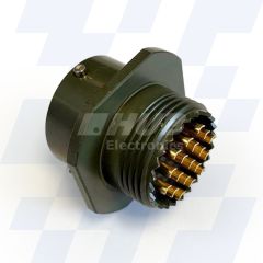 AB05 1000 14 19SN 59 - AB Connectors MIL-C-26482 Series I Inline Receptacle, Olive Drab Zinc Cobalt, Shell Size 14