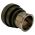 Rear view of EMCA Straight Screened Adaptor in Olive Drab Hybrid finish (Part Number: A37-796-4U08)
