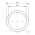 Dimensions of EMCA Electrically Conductive Gasket (Part Number: FD38-391-Y03 (VG96940-06-F004B))