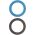 Front view of EMCA Electrically Conductive Gasket in Blue-Grey colour (Part Number: F98-202-267 (VG96940-06-G008A))