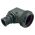 Front view of EMCA Electro-Mechanic A37-795 90 Degree (RFI/EMI) Screened Adaptor in Olive Drab Cadmium finish