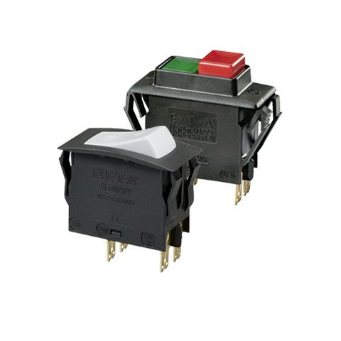 Rocker Switch Style Thermal Circuit Breakers
