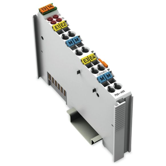 750-455 - WAGO 4 Channel Analog Input, 4…20 mA, Single Ended