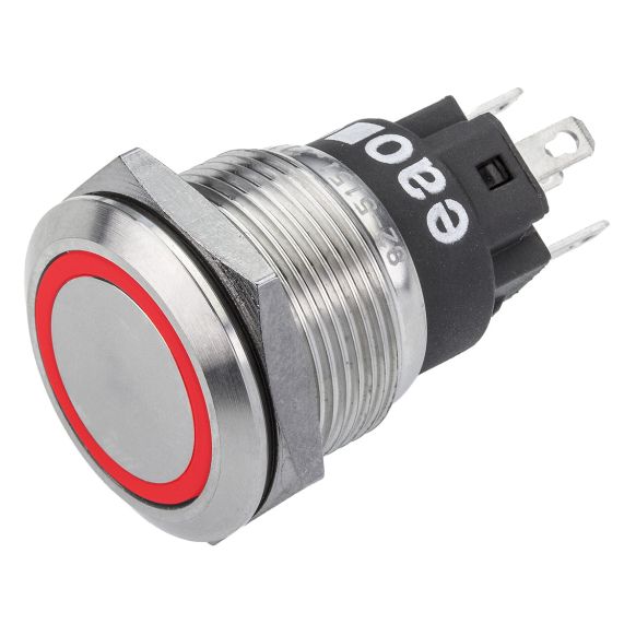 82-5151.1113 - EAO Pushbutton, Series 82, Silver