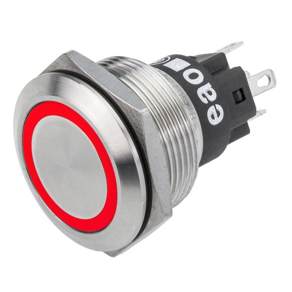 82-6151.1113 - EAO Pushbutton, Series 82, Silver