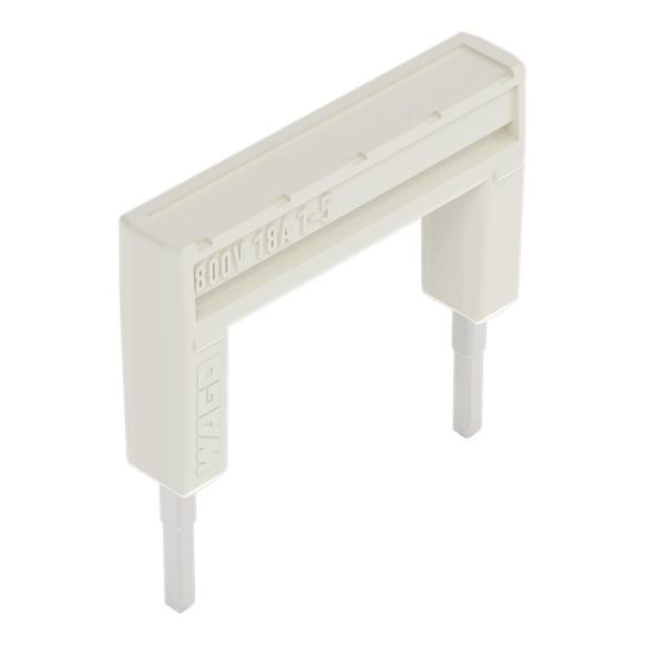 Front view of WAGO TOPJOB®S 2001 Series Jumper Bar, from 1 to 5, Light Grey (Part Number: 2001-435)