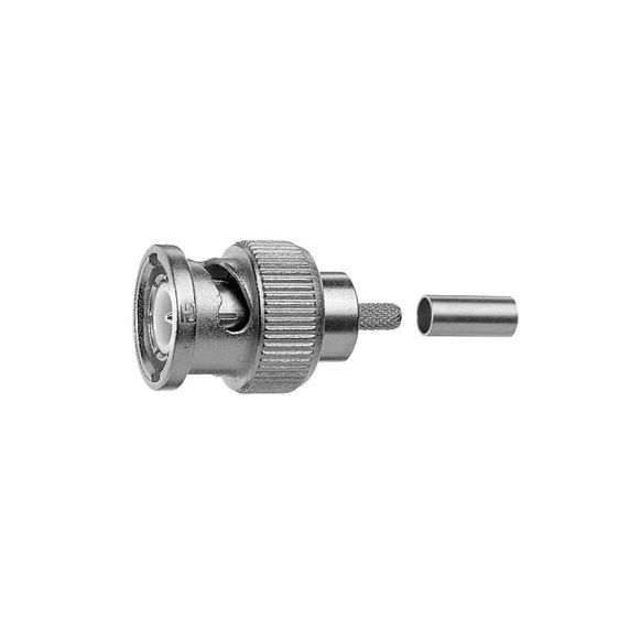 J01002A0056 (100023475) - Telegärtner BNC Series Plug  HDTV 75 Ohm Coaxial Connector