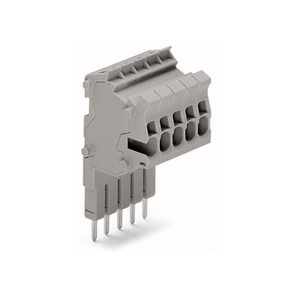 WAGO TOPJOB®S 2001 Series Connector Strip 5 Pole - 2001-555