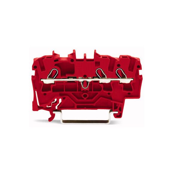 WAGO TOPJOB®S 2002 Series Rail Mounted 3 Conductor Through Terminal Block - 2002-1303