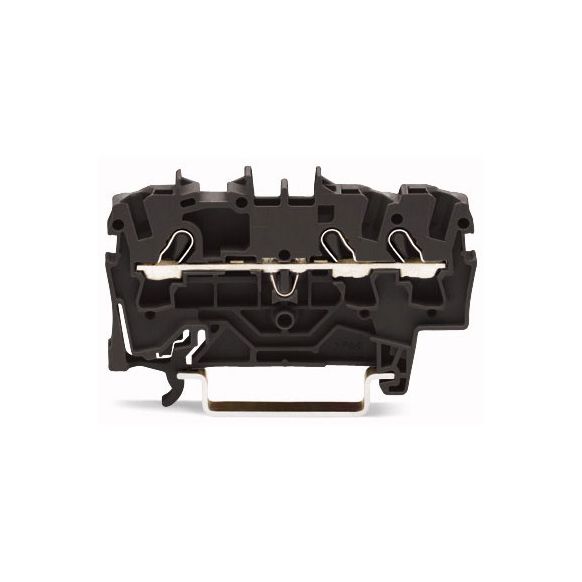 WAGO TOPJOB®S 2002 Series Rail Mounted 3 Conductor Through Terminal Block - 2002-1305