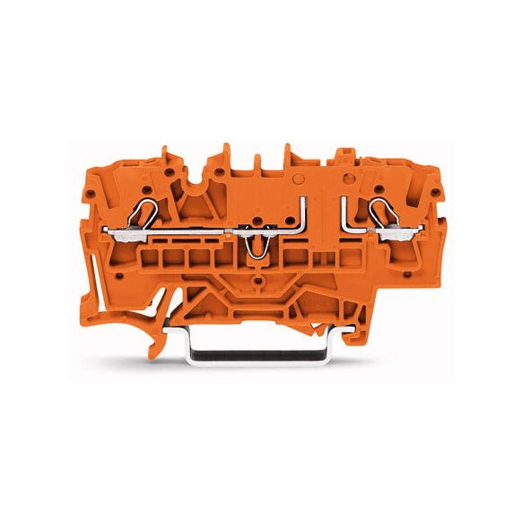 WAGO TOPJOB®S 2002 Series Rail Mounted 2 Conductor Disconnect Terminal Block - 2002-1672