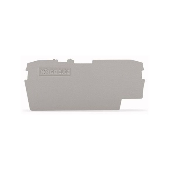WAGO TOPJOB®S 2002 Series 2 Conductor Fuse End and Intermediate Plate - 2002-1691