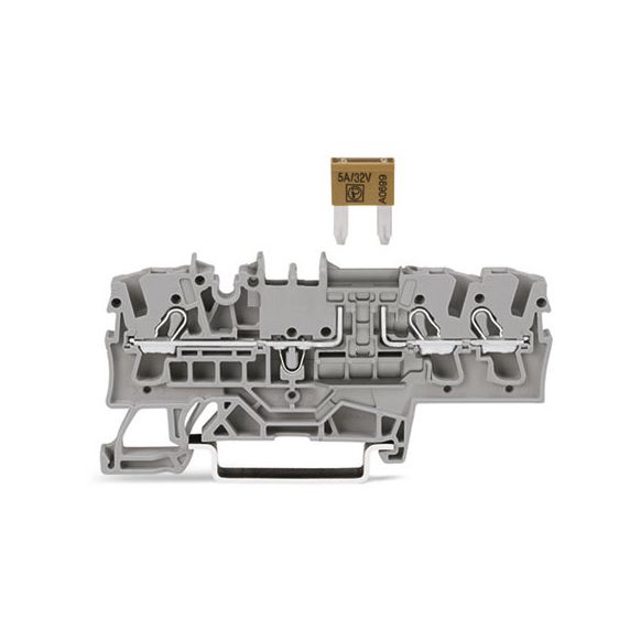 WAGO TOPJOB®S 2002 Series Rail Mounted Fuse Terminal Block - 2002-1781